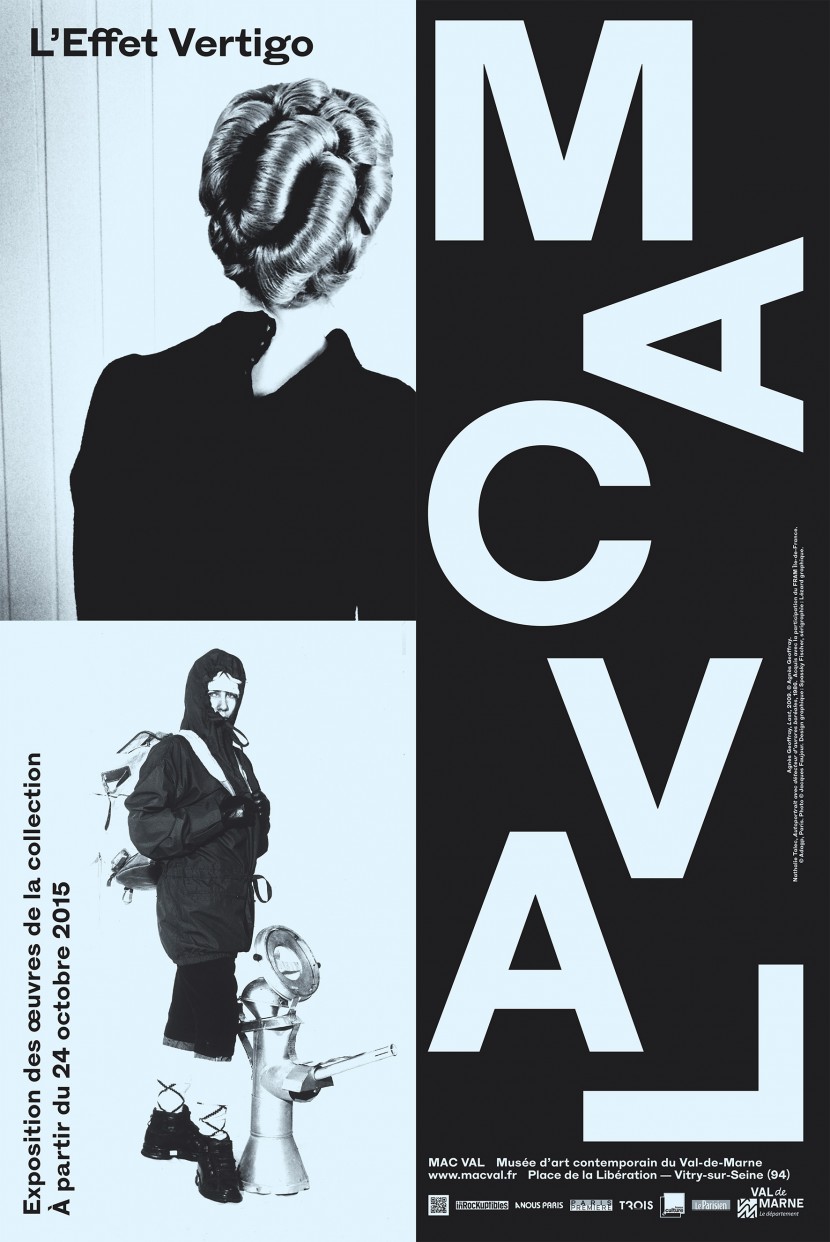 MAC VAL exhibition poster, The Vertigo Effect (detail)