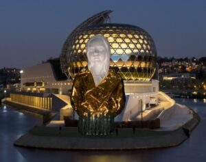 Nathalie Talec, Le secret du monde, 2020, projet d’oeuvre monumentale pour l’Île Seguin.